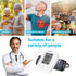 Easy@Home Digital Blood Pressure Monitor, Upper Arm BP Machine with Large Cuff and Individual Memory