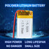 YTKavq 3.7V 300mAh 502035 2P 2.0mm Battery Lithium Polymer Ion Rechargeable Li-ion Li-Po Battery with PH Pitch