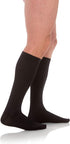 Jomi Compression Men Collection, 15-20mmHg Compression Socks Microfiber 102, Medium, Black