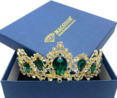 Rhinestone Tiaras and Crowns for Women, Pageant Crown with Comb, Crystal Bridal Tiara, Hair Accessories