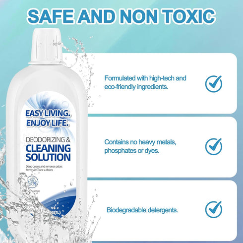 homeazy 2L S3 S5 S6 S7 Mop(33.8 OZ*2) Hard Floor Cleaning Solution for Tineco iFLOOR Series - FLOOR ONE Series, Deep
