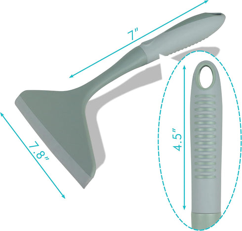 PHYEX 2-Pack Window Squeegees Scrubber for Cleaning Shower, Glass, Window, Tiles