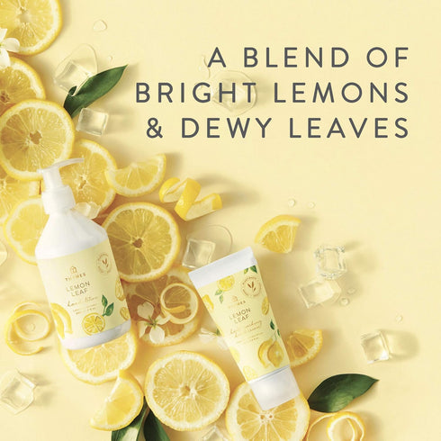 Thymes Moisturizing Hand Lotion for Dry Skin, Luxury Hand Lotion with Shea Butter & Vitamin E (Lemon Leaf, 9 fl oz)