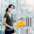 Duster Refills Compatible with Swiffer Dusters, Bulk Disposable Replacement Thickened Duster Refills with 1 Handle, 100
