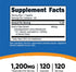 Nutricost Devils Claw 1200mg Equivalent, 120 Capsules - Veggie Caps, Non-GMO, Gluten Free, and Vegetarian Friendly