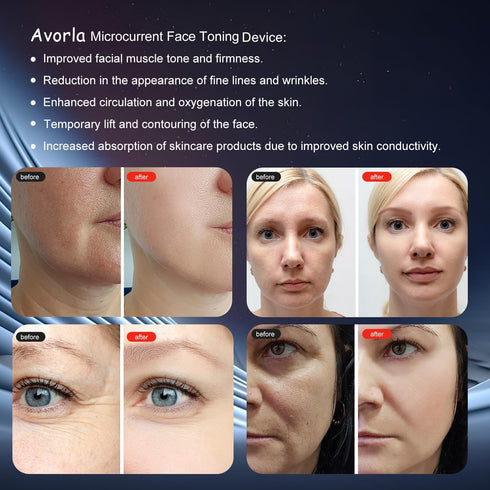 LED Gua Sha Facial Tool - Skin Toning Device with Heat and Microcurrent for Anti-Aging & Puffiness