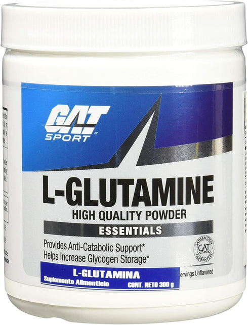 GAT Sport L-Glutamine Unflavored, 10.58oz (300g)