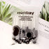 Honbay 30PCS Plastic Disposable Mini Ice Cream Dessert Spoons, Black and White