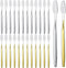 Remerry 100 Pack Disposable Toothbrushes, Soft Bristle, Manual Travel Toothbrushes for Adults, Kids, Hotel Guest,