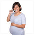 Brilliant Oral Care Expectant Mom Toothbrush, Gentle Extra Soft Bristles, Round Head for Sensitive Teeth, Aqua
