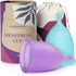 EcoBlossom Reusable Menstrual Cup Set - The Most Reliable Medical Grade Silicone