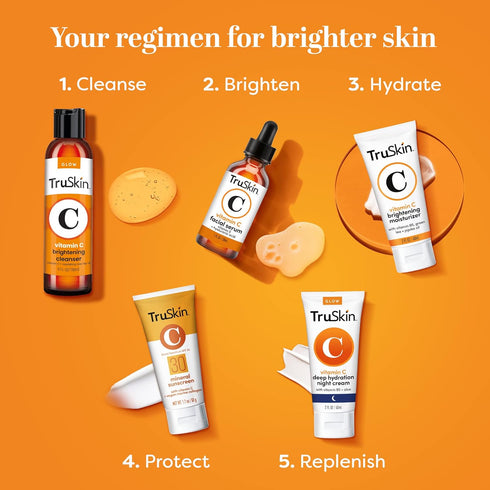 TruSkin Mineral Face Sunscreen SPF 30 – Lightweight Broad Spectrum Sunscreen for Sensitive Skin, 1.7 fl oz with Zinc