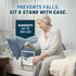 Lunderg Bed Assist Rail for Seniors with Non-Slip Grab Bar - Easy to Install Bed Rails for Elderly Adults Safety