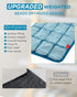 Comfytemp Weighted Heating Pad for Back & Cramps, 2.2lb Electric Neck Shoulder Heat Pad, FSA HSA Eligible, Washable