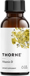 THORNE Vitamin D Liquid, 1 Fl Oz, Supports Healthy Bones, Muscles, Cardiovascular Health, Immune Function