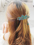 Women's Vintage Crystal Butterfly Hair Clip Head Wear- For Hair Clip Beauty Tools (Blue)
