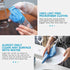 Window Glass Microfiber Cleaning Cloth 8 Pack, Premium Lint Free Polishing Rags for Mirrors, Shower, Car Windows