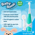 brush-baby BabySonic Electric Toothbrush for Ages 0-3 Years, Teal - Smart LED Timer & 2 Sensitive Brush Heads