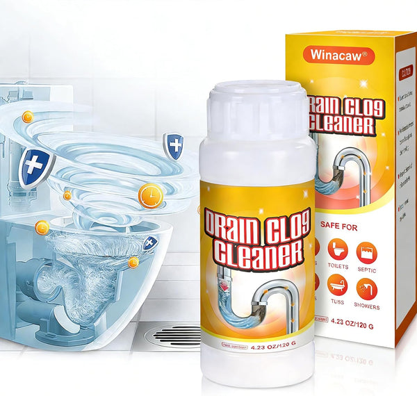 Winacaw 4 Pack Multi-Purpose Drain Cleaner Upgraded Safe Formula for Kitchen Sink and