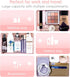 Makeup Bag Travel Essentials - Cute Skincare Pouch Cosmetic Bags for Women - Portable Clear Case Toiletry Bag (Camel,