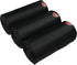 10 Gallon Drawstring Flat Bottom Trash Bags, Black, 110 Counts