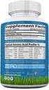 Collagen Peptides Capsules - Grass-Fed Hydrolyzed Protein Supplement for Skin, Hair, & Nails, 180 Capsules
