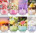 Set 8 Pack Scented Candles Gift for Women, Fruity Floral Soy Wax Aromatherapy Candles, Travel Tin Candles in Artist