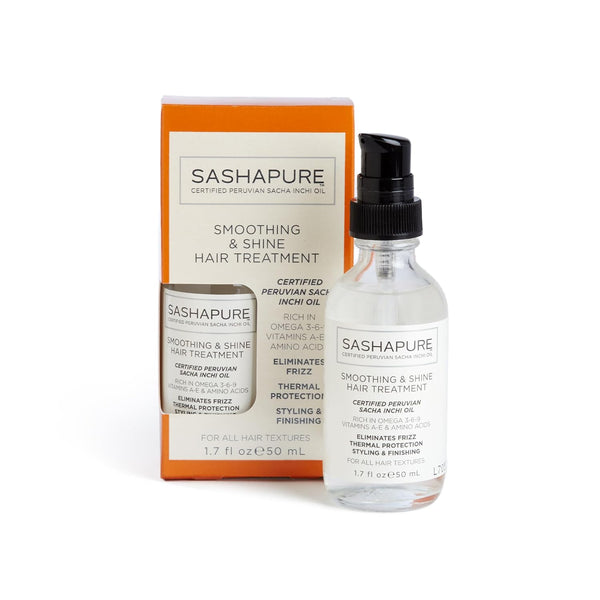 Smoothing & Shine Hair Treatment with Sacha Inchi Oil, Eliminates Frizz, 1.7 fl. oz.