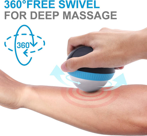 Set 2, Cold Massage Roller Ball, of Cryosphere Ice Therapy Ball for Body Muscle Relief, Roller Massager for Back, Neck