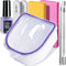 Teenitor Soak Off Bowl Nail Soaking Bowl, Acetone Proof Gel Polish Remover Tools with Cuticle Pusher