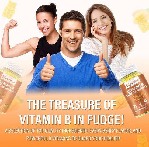 Vitamin B Complex with Biotin, Choline + Inositol, Vitamin C + Zinc, Supports Energy, Mood, Immune, Healthy Hair, Skin,