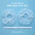 YIZIJIZI 30PCS Large Thick Clear Waterproof Disposable Shower Caps for Women, 20.5" Size, Home, Spa, Travel