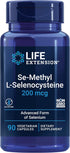 Life Extension Se-Methyl L-Selenocysteine 200mcg | 90 Capsules | Non-GMO, Gluten-Free, Vegetarian Supplement