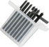 Hearing Aid Wax Guard Filter for Phonak, Widex, Resound - 40 Filters Cleaning Kit Accessory (Black)
