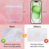 Hopttreely Organza Bags with Drawstring, 50pcs White 3x4inch Jewelry Bags, Little Mesh Gift Pouches Mini Candy Bags for Small Presents Jewelry Earrings by Hopttreely