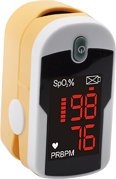 Concord Topaz Fingertip Pulse Oximeter with Reversible Display and Carrying Case