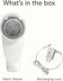 Conair Fabric Shaver and Lint Remover, Rechargeable Portable Shaver, White Color