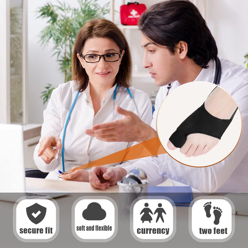 Tondiamo 4 Pairs Bunion Corrector for Women and Men, Orthopedic Splint for Bunion Pain Relief, Big Toe Straightener