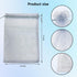 100PCS 6x9 Inches Organza Drawstring Pouches for Jewelry Party Wedding Favor Gift Bags, Gray