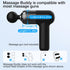 Massage Gun Holder for Hard to Reach Areas. Relieve Muscle Pain in Shoulders, Upper Back, Lower Back, Legs. Compatible
