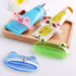 PASOW (Pack 5 Cartoon Animal Plastic Frog Cat Panda Pig Shaped Toothpaste Cream Squeezers of Mix Designs)