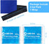 Reusable Gel Ice Packs for Injuries - 2 Pack with Wrap, 6.3"x5.1", Hot Cold Soft Flexible Ice Freezer Pack, Cold