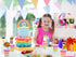 24pcs Art Painting Curly Straws for Cocktail Drink, Birthday Party Supplies Decorations with 2 Cleaning Brushes