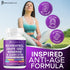 JB Wellness Co 180 JB Wellness Resveratrol, Grape Seed Extract, Berberine, Quercetin - Polyphenol Supplement for Women