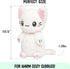 White Cat Microwavable Heating Pad, 1.5 lbs Unscented Plush Pillow for Women & Kids, Cute Hot & Cold Plushie