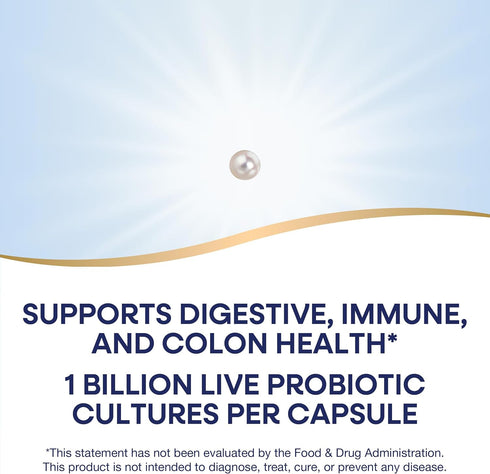 Nature's Way Acidophilus Probiotic Pearls, 1 Billion Cultures, 30 Softgels, Supports Digestive Balance & Gut Health