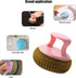 Non-Scratch Dishes Scrubber, Kitchen Steel Wool, Detachable Handle Cleaner Sponge, Easy Scouring Scrubbing Brush, 10 Pcs