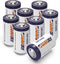 RAMWAY 1/2 AA Size 14250 Lithium Battery, 1200mAh 3.6V High Capacity for Dog Collar, Home Security