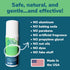 Kobi Deodorant for Teens, Kids, Boys - Natural, Aluminum-Free, Hypoallergenic, Sport Strength - Fresh Lime