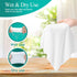 Soft Disposable Face Towel, Cotton Facial Dry Wipes 300 Count, Large Packing for Washing and Drying, Facial Tissue for